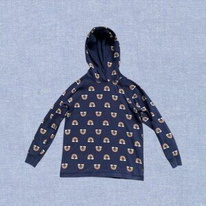 Hanna Andersson Rainbow Hoodie Size 8Y in Navy